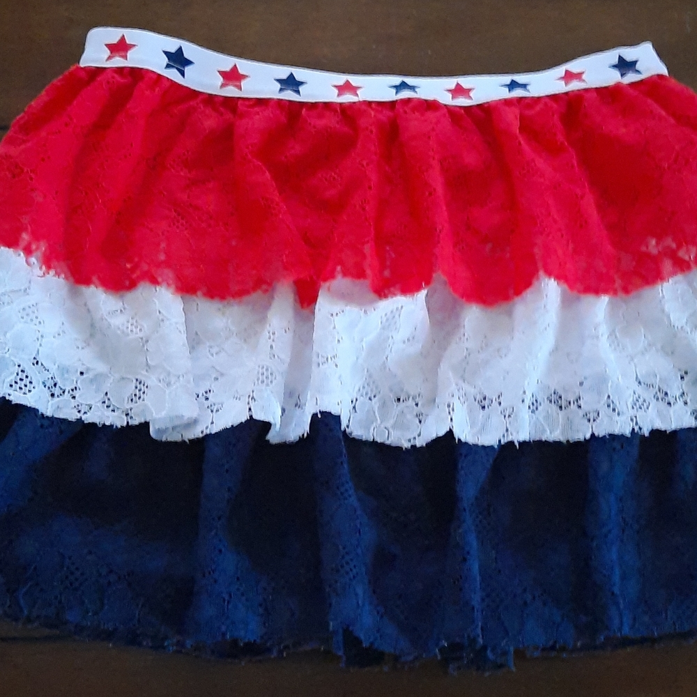 Red,white,and blue skirt